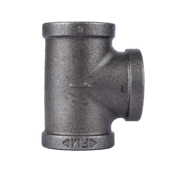 B & K STZ Industries 1 in. FIP each X 1 in. D FIP 1 in. D FIP Black Malleable Iron Tee 310UPT-1 - main